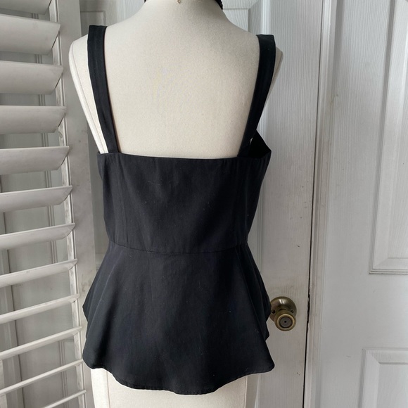 NWT BCBG button up fitted sexy top Medium - Picture 3 of 6